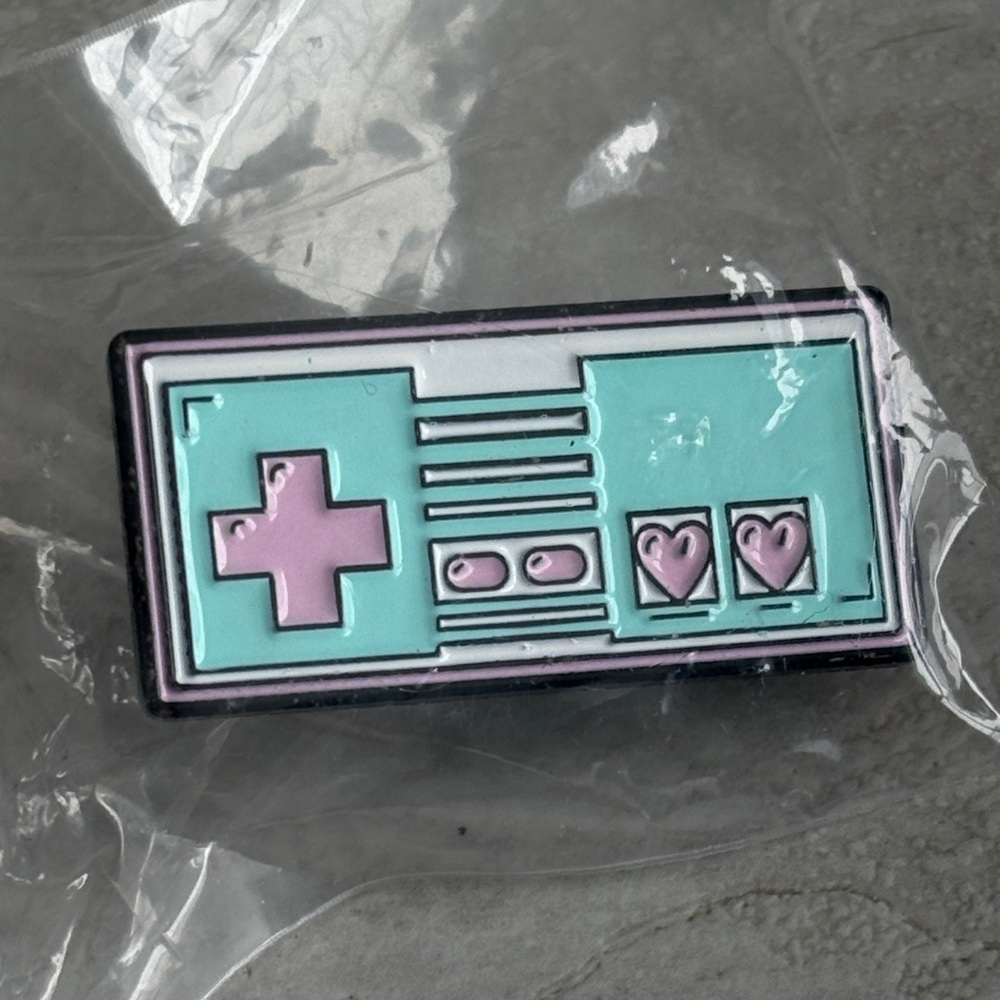 Retro Gaming Controller Enamel Pin